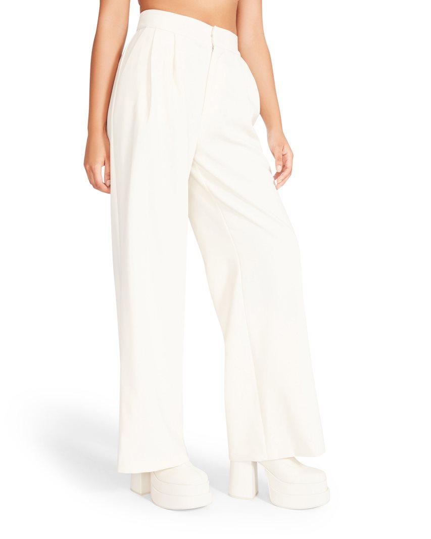 White Steve Madden Isabella Women's Pants | PH 9538GMB